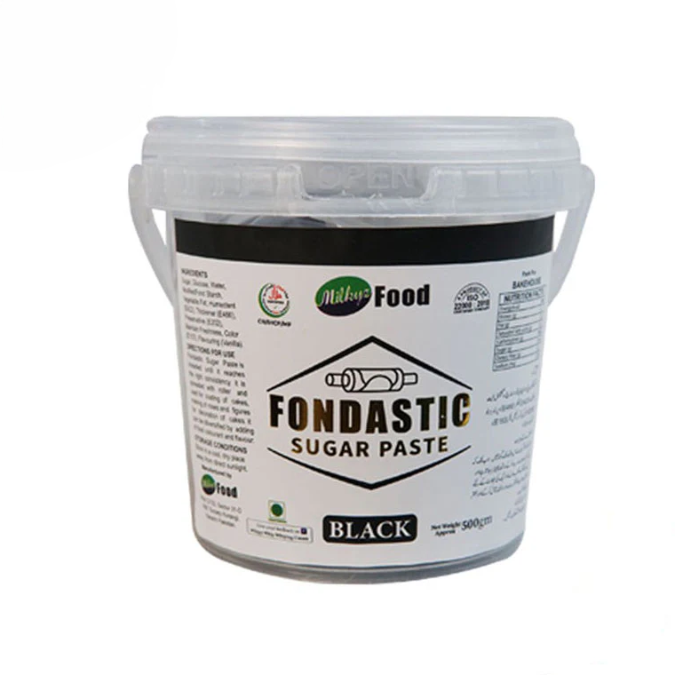 Milkyz Food Fondastic Black Fondant Sugar Paste 500gm