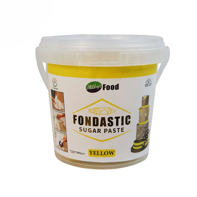 Milkyz Food Fondastic Yellow Fondant Sugar Paste 500gm