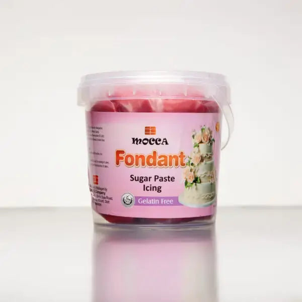 Mocca Red Fondant Sugar Paste 1kg – Vibrant Red Icing for Cake Decorating & Modelling