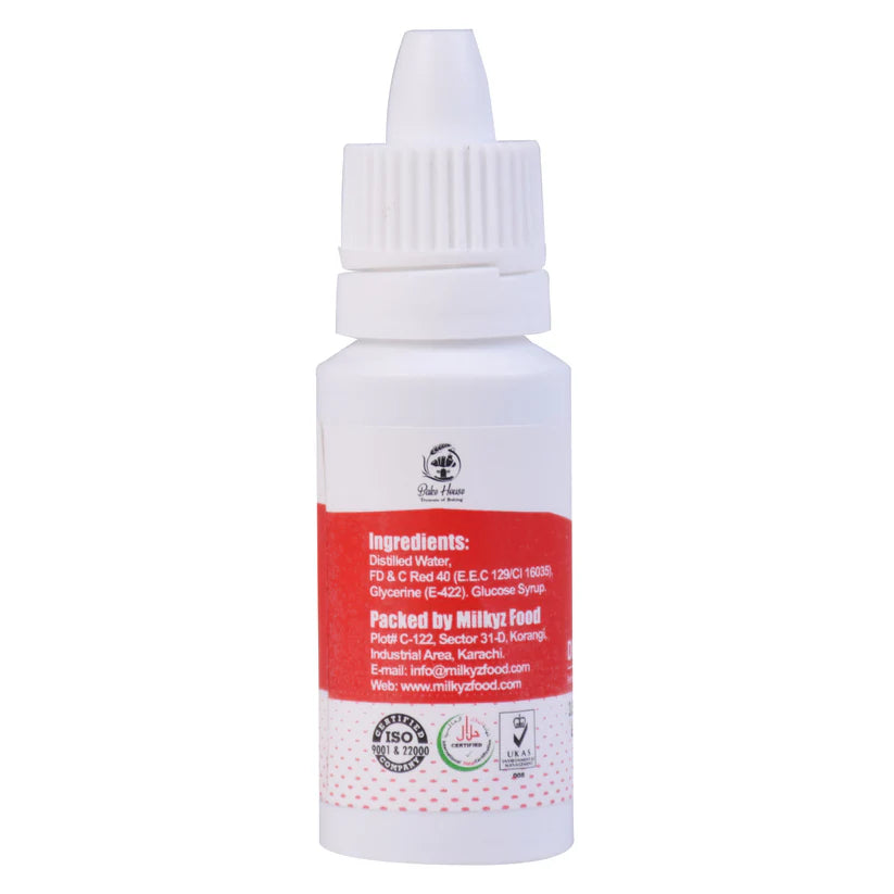Milkyz Food Liquid Food Color Deep Red Velvet 18ML Dropper Bottle