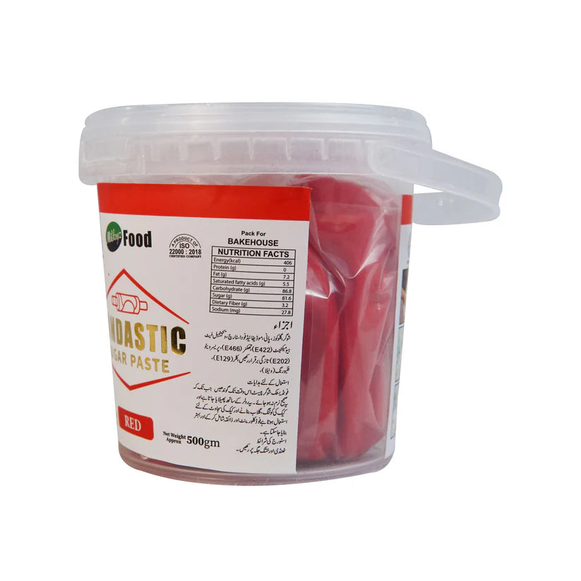 Milkyz Food Fondastic Red Fondant Sugar Paste 500gm