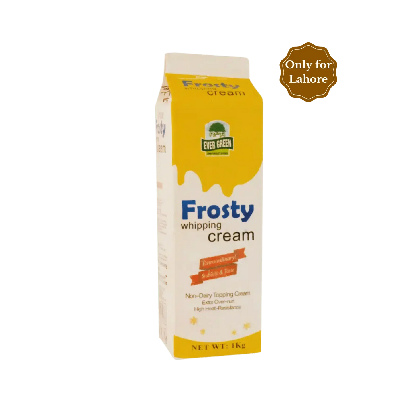 Frosty Whipping Cream 1kg,  Lahore delivery, perfect for baking, cakes, and desserts