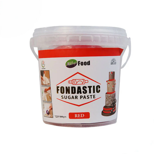 Milkyz Food Fondastic Red Fondant Sugar Paste 500gm