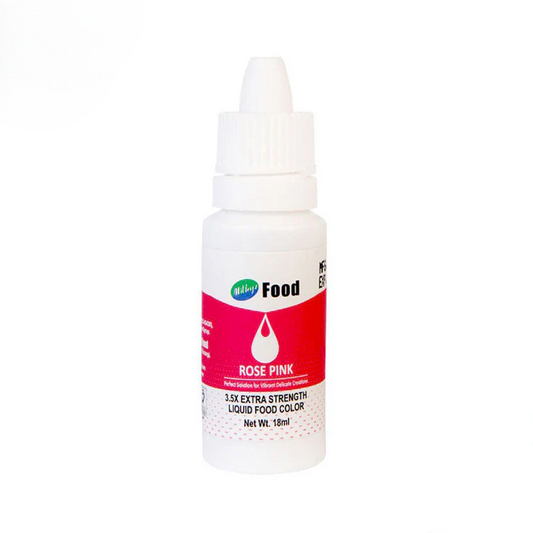Milkyz Food Liquid Food Color Rose Pink 18ML Dropper Bottle