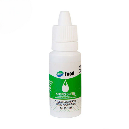 Milkyz Food Liquid Food Color Spring Green 18ML Dropper Bottle