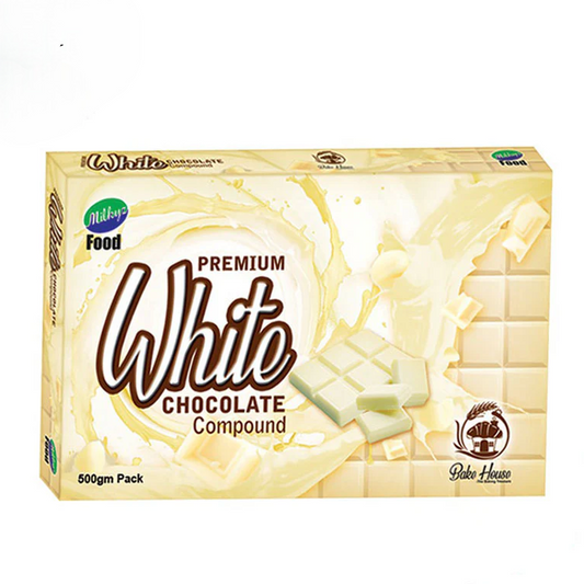 Milkyz Food Premium White Chocolate Compound 500g Pack