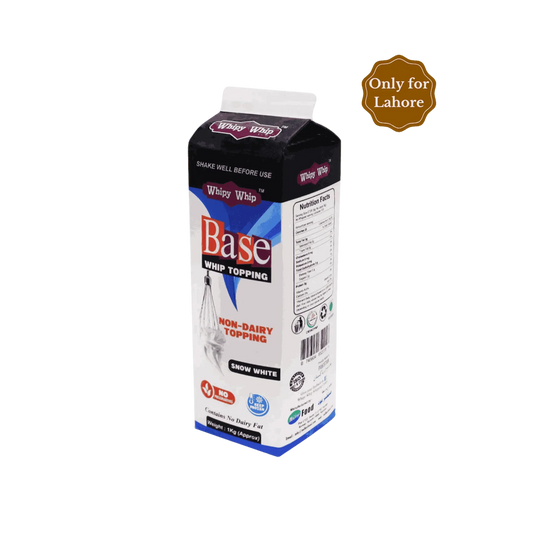 Whipy Whip Base Whip Topping Cream 1kg, Lahore delivery, perfect for cakes, desserts, and bakery use