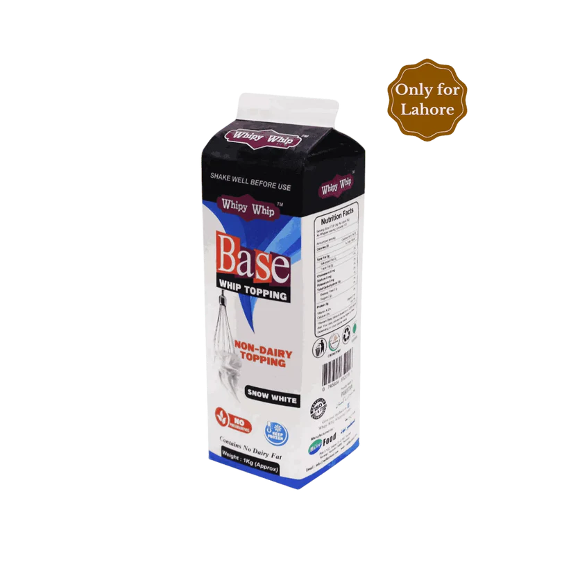 Whipy Whip Base Whip Topping Cream 1Kg Only for Lahore